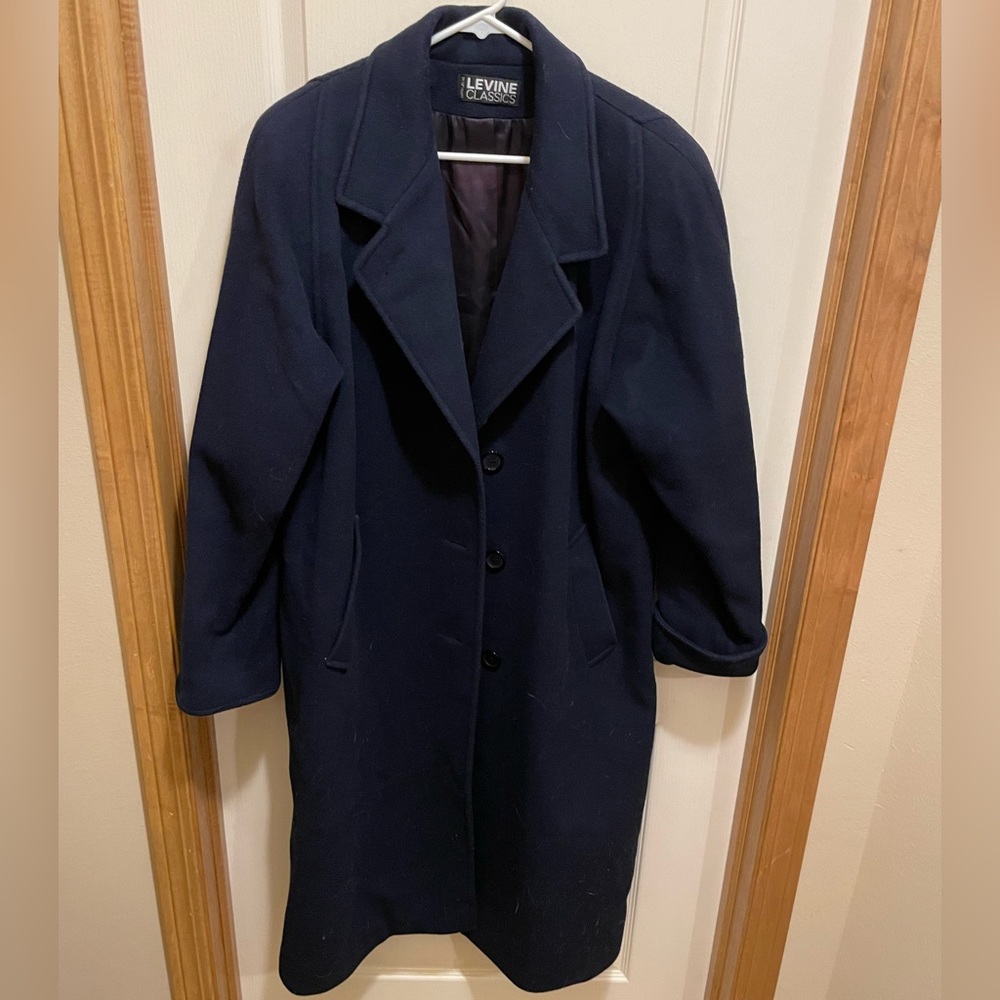 Levine Classics heavy trench coat